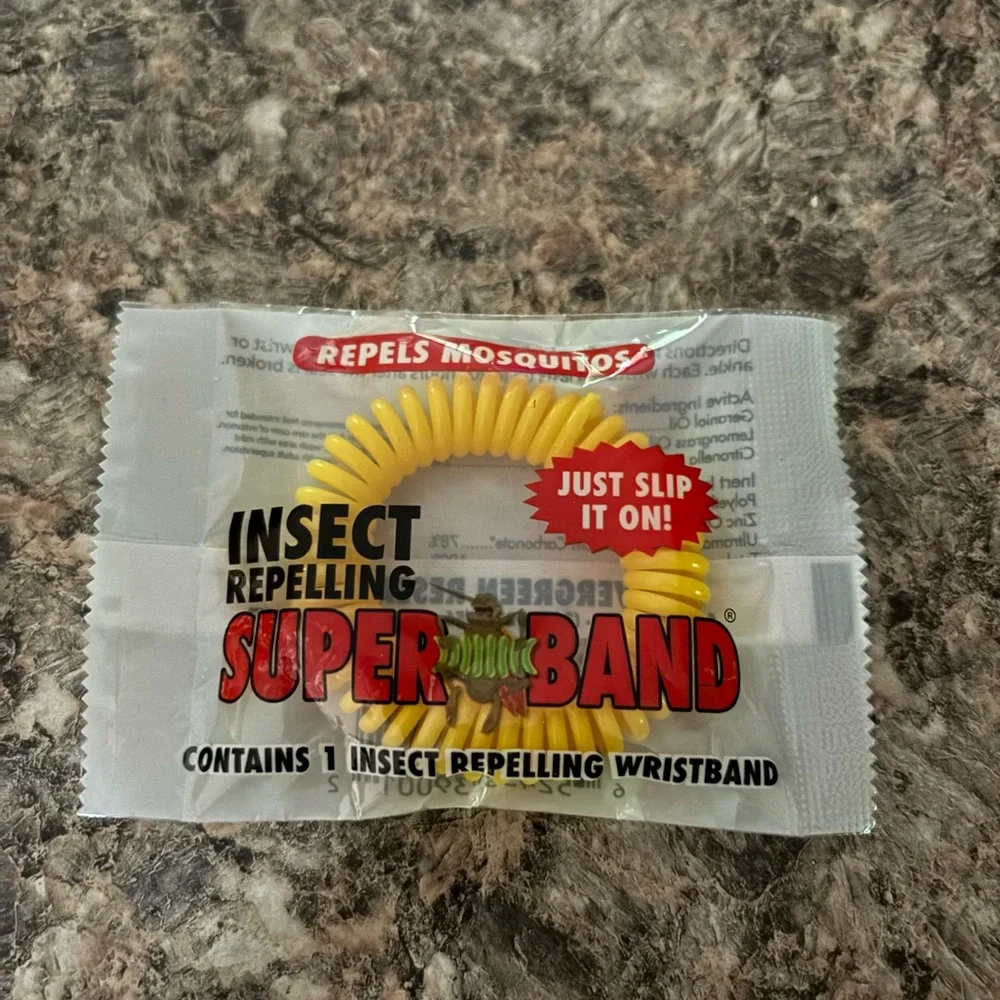 Yellow Insect Repelling Wristband
